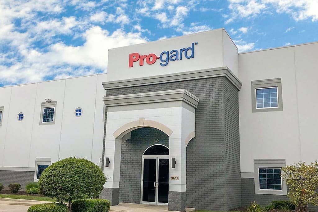 Front of the Pro-gard building