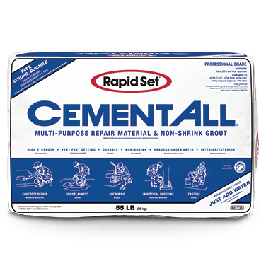CTS Rapid Set 55 Pound Bag Cement All Grout | Runyon Surface Prep