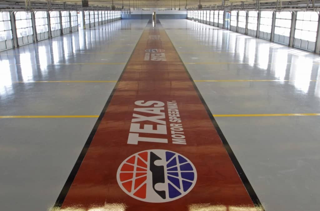 Spartacote Applicator Inter Tech Offers Texas Motor Speedway High Performance Flooring Built to Last