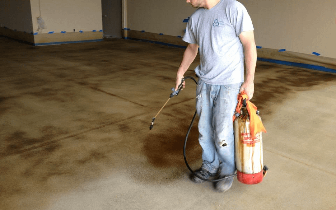 How to Effectively Dye Concrete