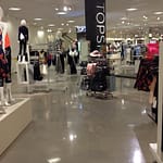 Nordstrom Polished Concrete Floors in the Women's Dept