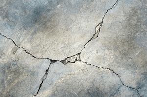 Cracked Concrete Flooring