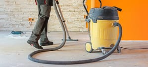 an industrial vacuum for concrete floors