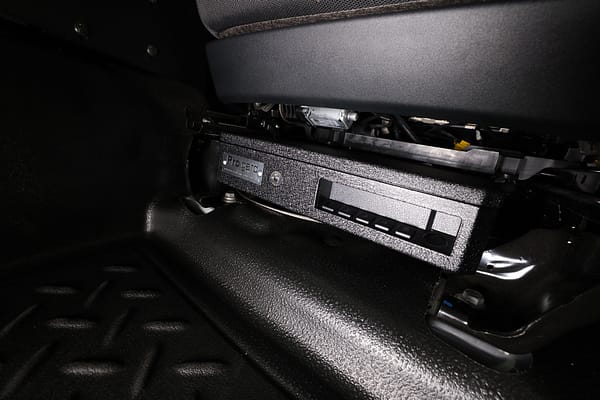 Handgun Locker sitting under seat